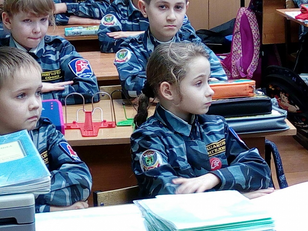 Встреча Героя Советского Союза Зайцева Г.Н. с учащимися полицейской подготовки школы № 136 г.Перми